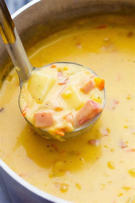 15 Of The Best Real Simple Ham And Potato Cheese Soup Ever Easy Recipes To Make At Home