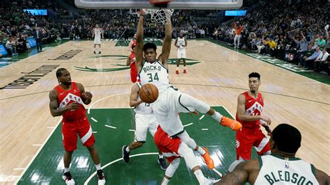 Giannis Antetokounmpo Throws Down Thunderous Alley Oop Slam In Game 5 Of The Eastern Conference