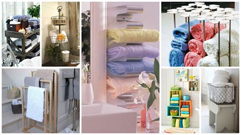24 smart storage ideas to make the most of a small bathroom. 20 Really Inspiring DIY Towel Storage Ideas For Every ...