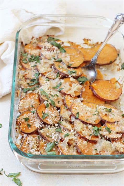 Healthier Sweet Potato Gratin Cook Nourish Bliss