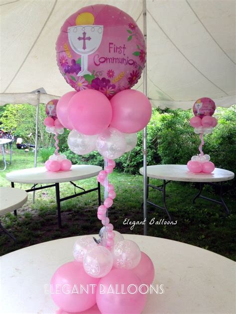 Pin By Kimberly Reed On Projects To Try Balloons Christening Communion