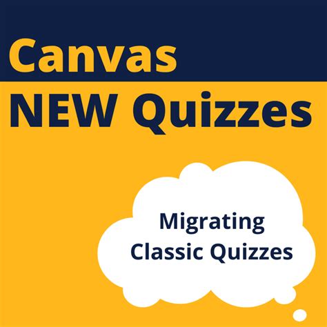 Canvas New Quizzes Migrating Classic Quizzes