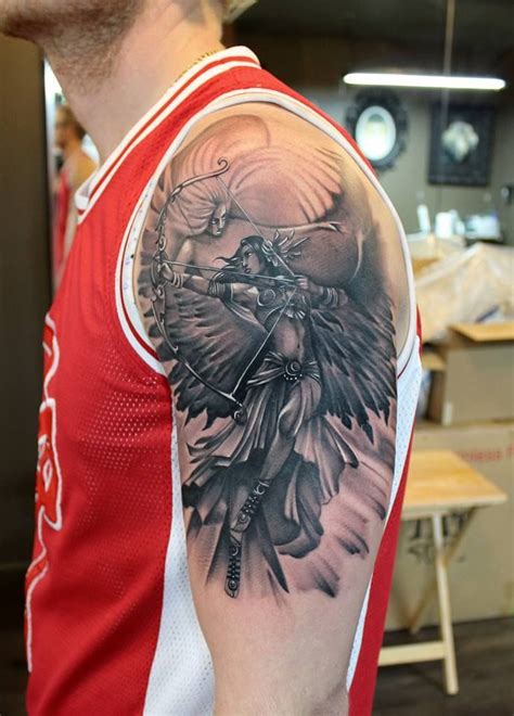 As with every tattoo, what your design will mean is entirely up to you. Chronic Ink Tattoo - Toronto Tattoo Warrior angel tattoo ...