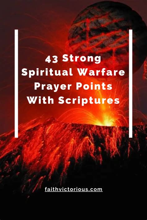 43 Strong Spiritual Warfare Prayer Points With Scriptures 2022