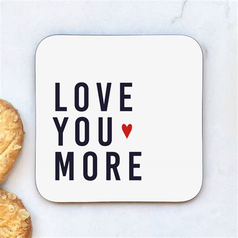 Love You More Red Greetings Card By Slice Of Pie Designs Notonthehighstreet Com