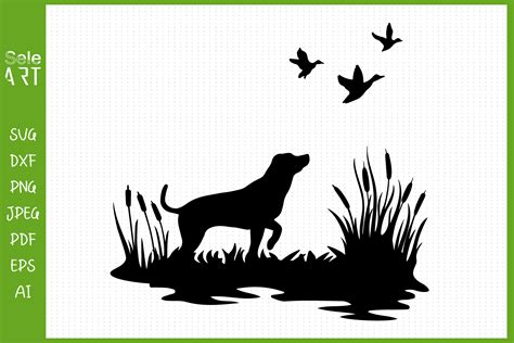 Duck Hunting Dog Svg Clipart Png Dxf Logo By Crafteroks 46 Off