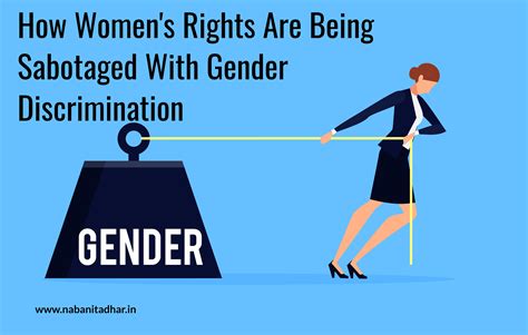 How Womens Rights Are Being Sabotaged With Gender Discrimination Random Thoughts Naba