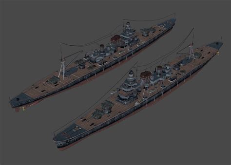 Ijn Furutaka Class Heavy Cruiser Sh4 By Digitalexplorations On