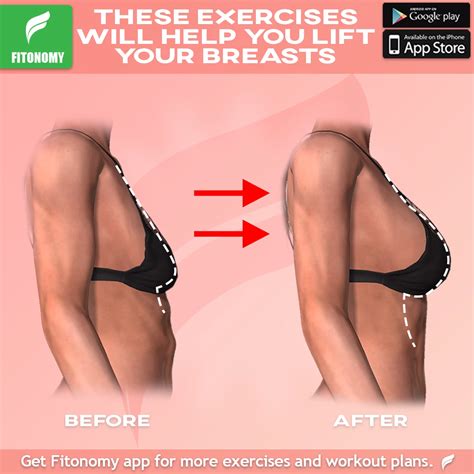 these exercises will help you lift your breasts install fitonomy app and join the challenge