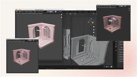 Pinky Dream 3d Blender Scene Design On Behance