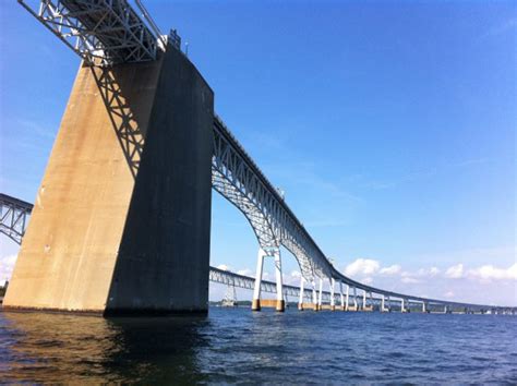Sailing Under The Chesapeake Bay Bridge