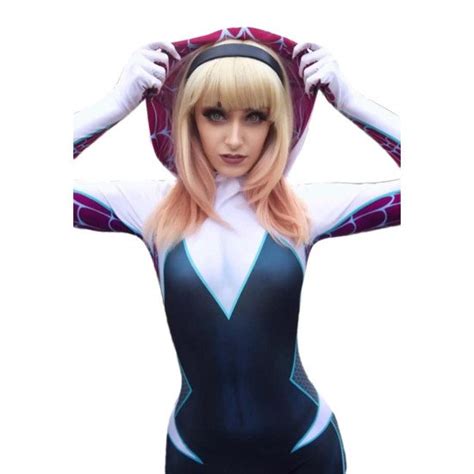 Spider Verse Gwen Stacy Costume Films Jackets