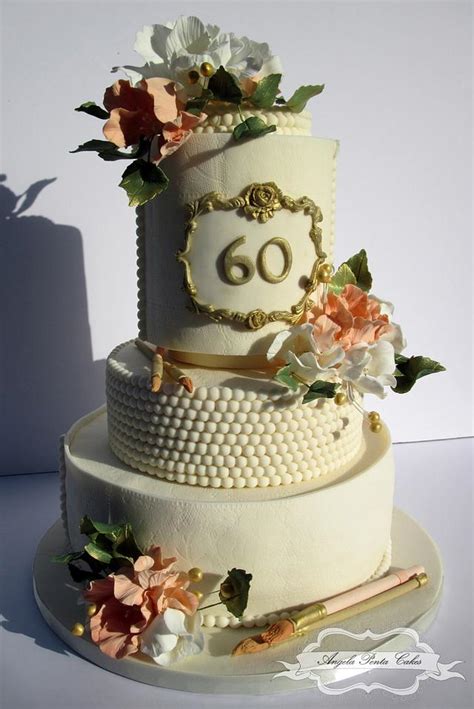 60th Birthday Cakes Elegant 60th Birthday Cakecentral