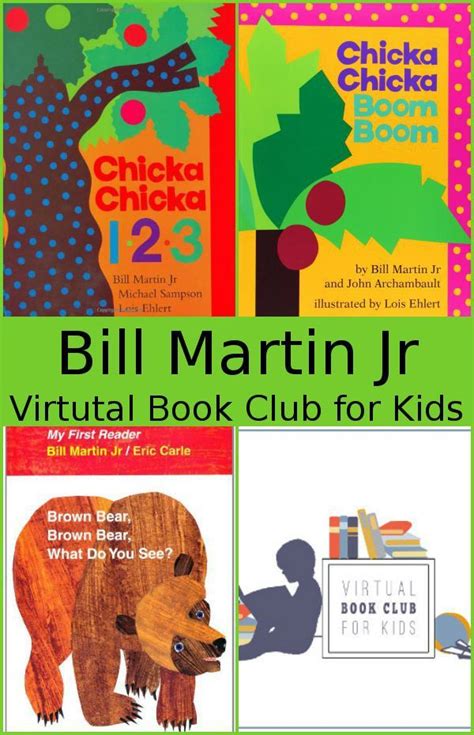 August Virtual Book Club Bill Martin Jr Teaching