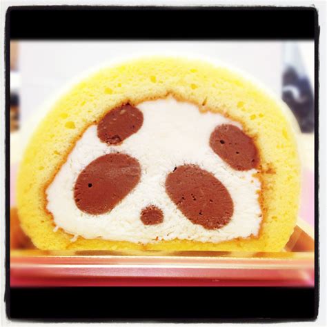 Panda Roll Cake Roll Cake Sweets Desserts