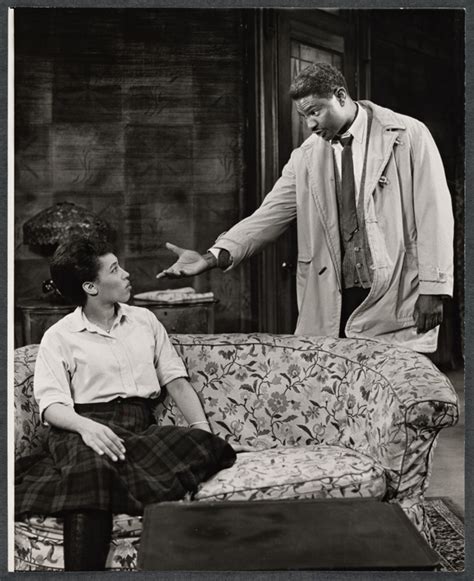 Diana Sands And Ossie Davis In The Stage Production A Raisin In The Sun Nypl Digital Collections