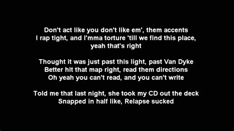 Eminem Rap Battle Lyrics