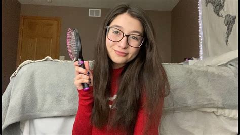 Asmr Relaxing Hair Brushing Scalp Massage Hair Play Youtube