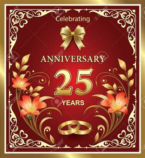 Pin By Balinda Cross On Anniversary In 2021 25th Anniversary Wishes