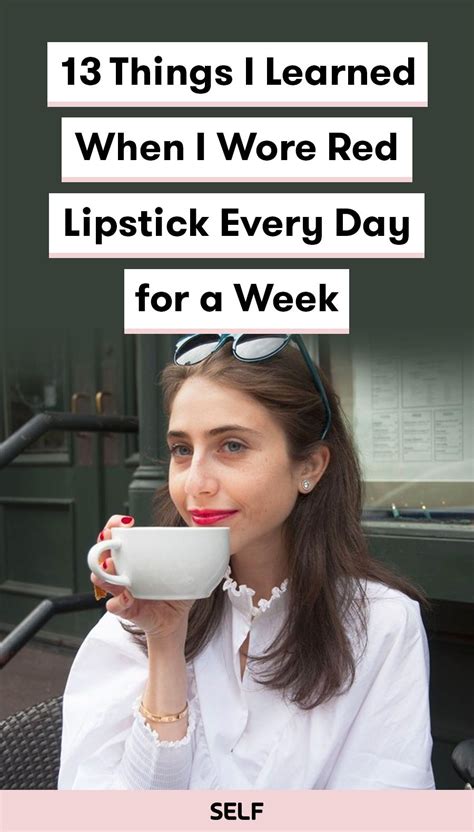 13 Things I Learned When I Wore Red Lipstick Every Day For A Week Wear Red Lipstick Red