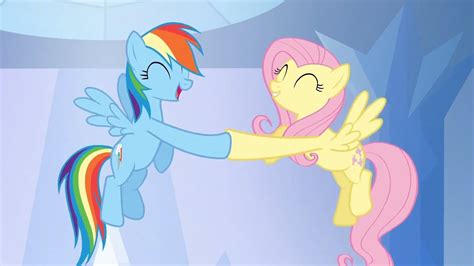 Least of all, rainbow dash and fluttershy. Rainbow Dash & Fluttershy - Hoof Bump - Brohoof - Bump ...