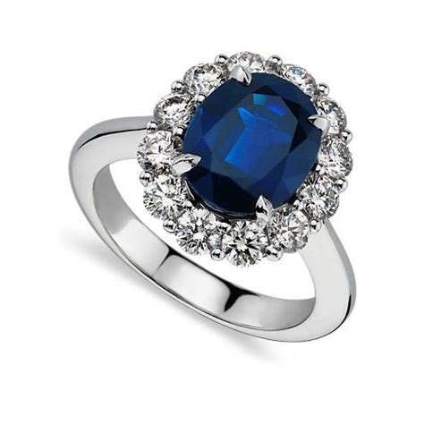It has been clawa precious metal prong used to hold a gemstone in place. 7.28 ct Oval Shape Sapphire And Diamond Engagement Ring