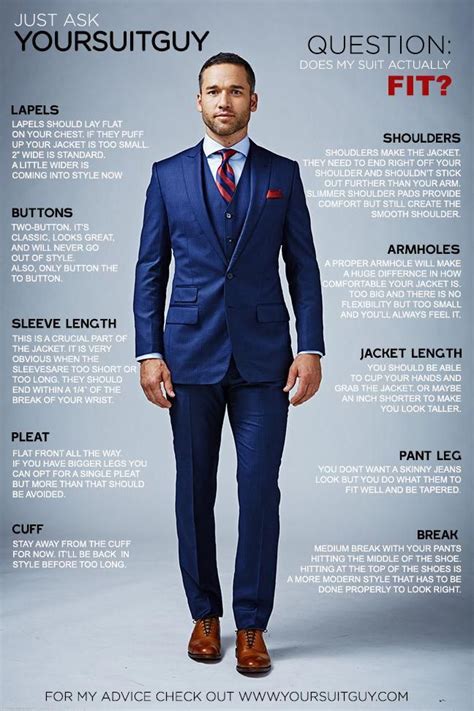 Does Your Suit Fit Check Out This Guide To Be Sure Menssuitsnavy
