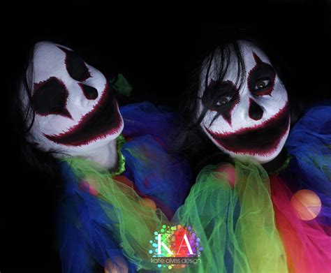 Scary Clown Makeup W Tutorial By Katiealves On Deviantart