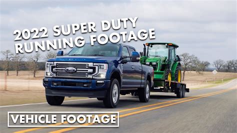 2022 Ford F Series Super Duty Running And Off Roading Footage All In