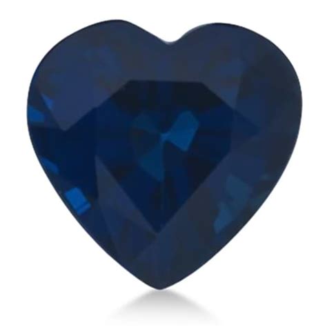 Heart Blue Sapphire Gemstone 4mm 035ct Allurez