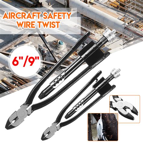 9inch 6inch Aircraft Safety Wire Twisting Wiring Lock Pliers Tool