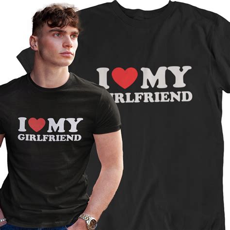 Koszulka MĘska I Love My Girlfriend DzieŃ ChŁopaka 14351052085 Allegropl