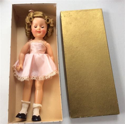 1950s Ideal Shirley Temple Doll Vintage All Original In Box Shirley