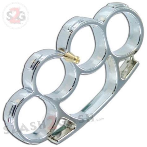 Iron Fist Knuckleduster Heavy Duty Buckle Paperweight Silver
