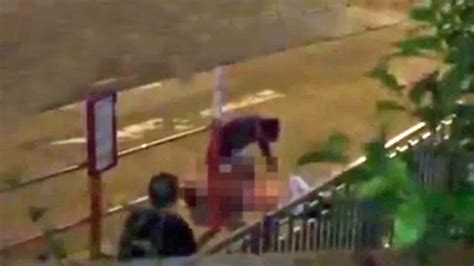 Student Caught On Camera Having Sex With Woman In Public After Boozy Birthday Celebrations