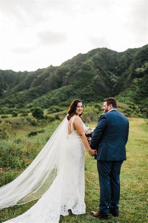 Oahu Elopement Wedding With A View — Modern Elopement And Micro Wedding