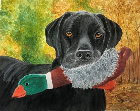 Labrador Retriever Art Original Watercolor Or Giclee Art Etsy