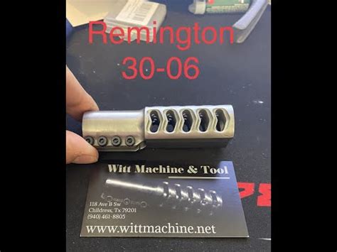 Witt Machine Clamp On Muzzle Brake Remington YouTube