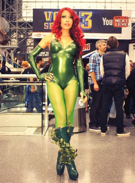 Shelly Scarlet On Twitter 🌿 Poisonivy Nycc2014 Latex Comiccon Cosplay Costume T