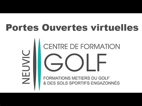 Portes Ouvertes Virtuelles Formations Golf Youtube