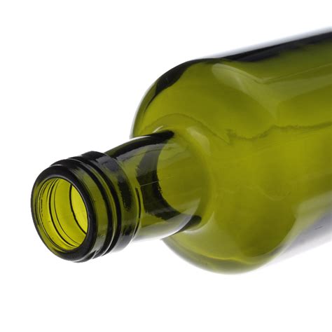 250ml 500ml 750ml Empty Marasca Edible Oil Bottle Green Glass Olive Oil Bottles With Lid High