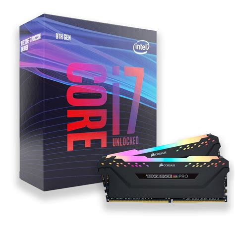 Intel Core I7 9700k Processor 32gb Vengeance Pro Bundle Pc Case Gear