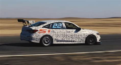 Honda Is Getting Ready To Go Racing With The 2022 Civic Si Carscoops