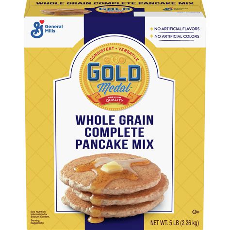 Gold Medal Complete Pancake Mix Whole Grain 5 Lb General Mills