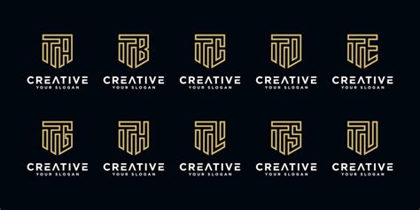 Premium Vector Set Of Creative Letters Logos Design Template