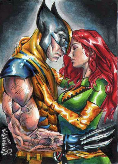 His parent's weren't to pleased at first but thanasi kokkinakis shows off his only tattoo. wolverine-Jean grey sketch card by Kokkinakis-Achilleas on ...