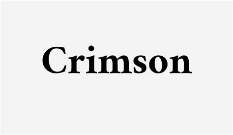 Crimson Font Font Crimson Font Font Download