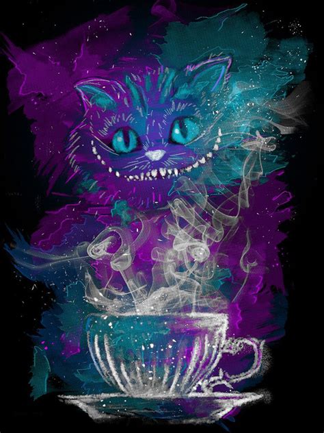 5d Diamond Painting Alice And The Cheshire Cat Full Drill Cross Etsy