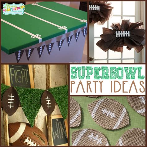 Football Party Ideas For A Super Bowl Party Mimis Dollhouse