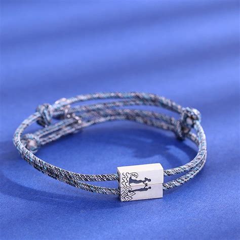 Engravable Cute Matching Bracelets For Couples